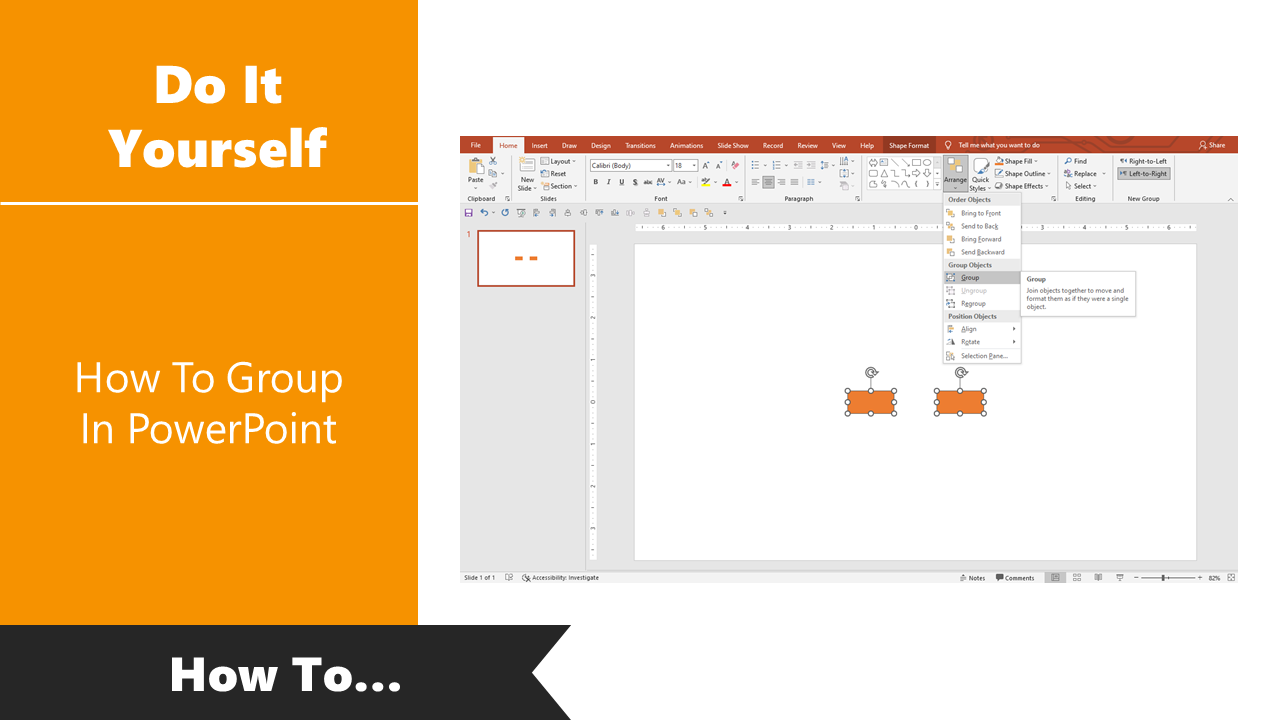 How To Group In PowerPoint